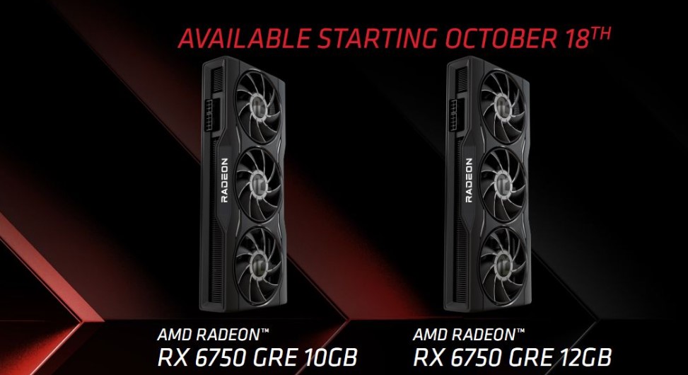 رونمایی از کارت گرافیک RX 6750 GRE ای ام دی