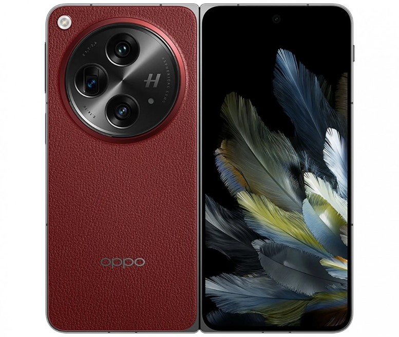 گوشی تاشوی اوپو فایند N3 با طرح چرم