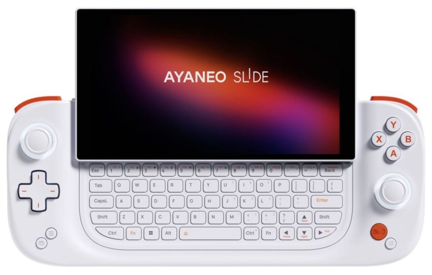 رنگ سفید کنسول گیمینگ AYANEO SLIDE