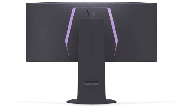 نمای پشتی مانیتور گیمینگ 4K OLED ال جی