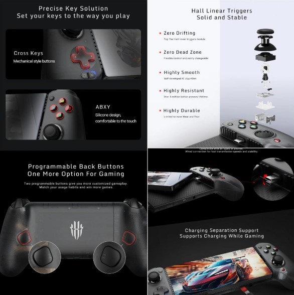 مشخصات گیم پد Shadow Blade GamePad 2