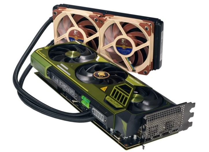 طراحی جالب کارت گرافیک RTX 4080 SUPER انویدیا