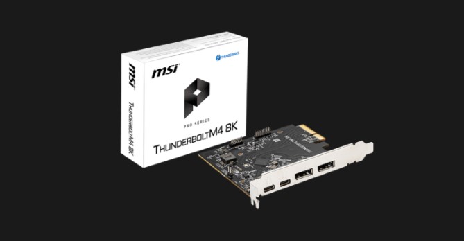 کارت توسعه THUNDERBOLTM4 8K