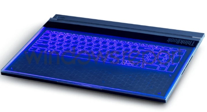 لپ تاپ شفاف لنوو