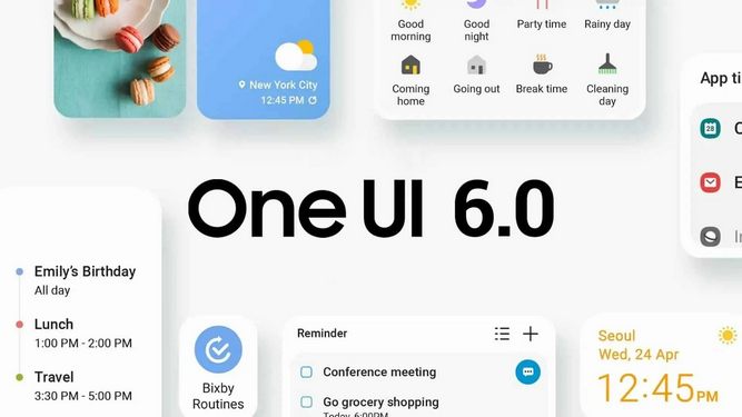 رابط کاربری ONE UI 6.0