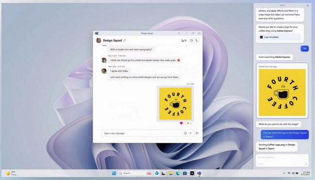 ارسال عکس با ویندوز Copilot