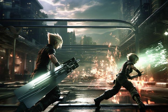 نمایی از بازی فاینال فانتزی 7 ریبرث