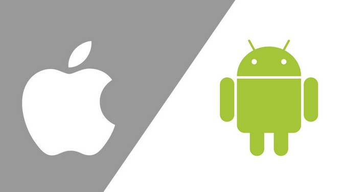 مقایسه اندروید و ios