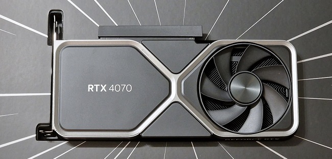اولین بنچمارک گیمینگ کارت گرافیک RTX 4070 انویدیا