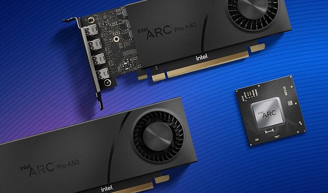 کارت گرافیک سری Arc Pro A60 اینتل با دو برابر هسته پردازشی در راه است