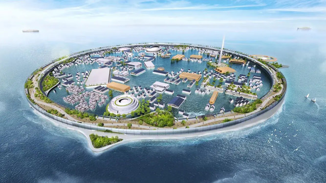 شهر شناور و کاملاً مستقل Dogen City