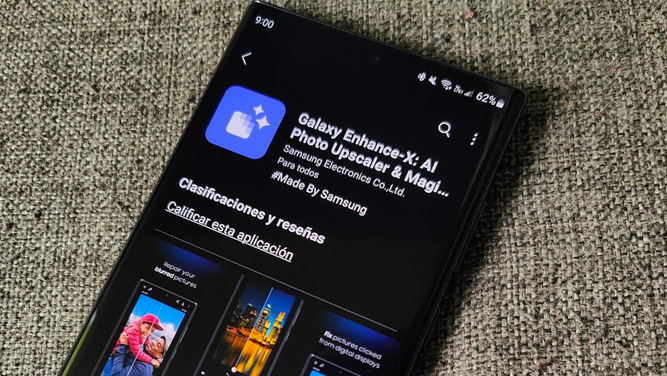 اپلیکیشن هوش مصنوعی Galaxy Enhance-X