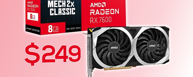 کاهش قیمت Radeon RX 7600
