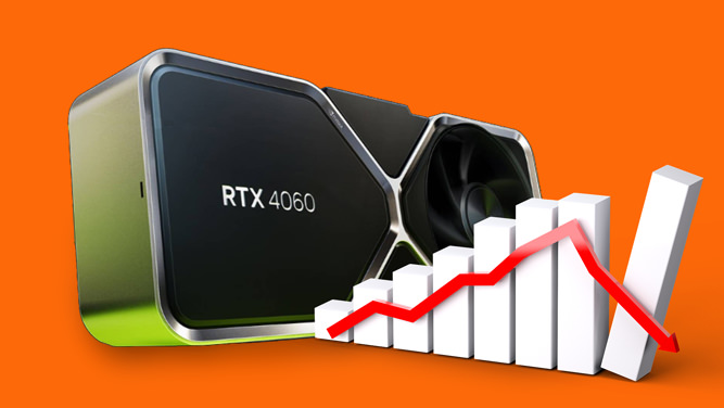 مرحله اول کاهش قیمت کارت گرافیک RTX 4060 انویدیا