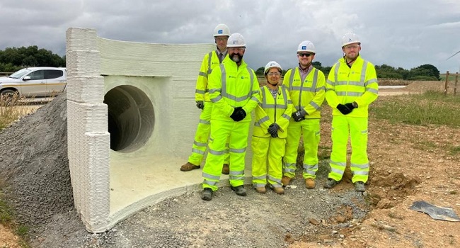 ساخت سازههای بتنی با کمک پرینتر سه بعدی و امکان ارتباط دیجیتال