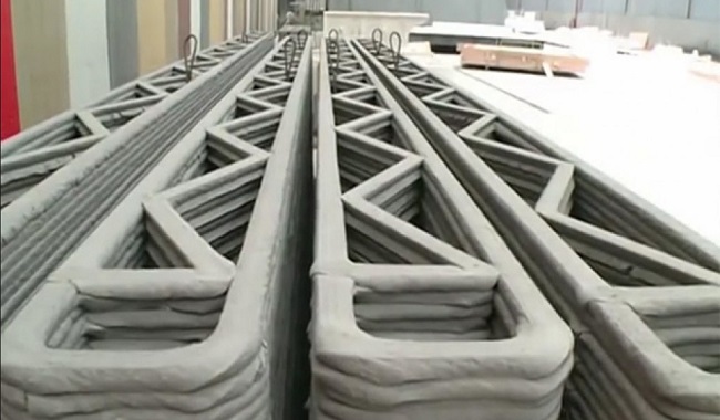 ساخت سازه‌های بتنی با کمک پرینتر سه بعدی و امکان ارتباط دیجیتال