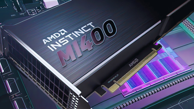 شتاب دهنده هوش مصنوعی سری Instinct MI400