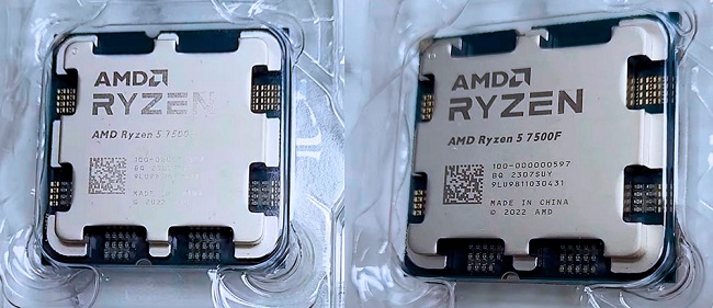 عملکرد گیمینگ پردازنده Ryzen 5 7500F