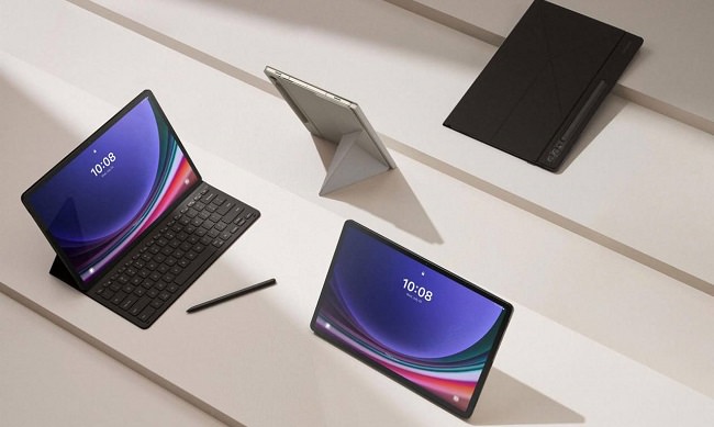 طراحی ظاهری و صفحهنمایش تبلتهای سری Galaxy Tab S9