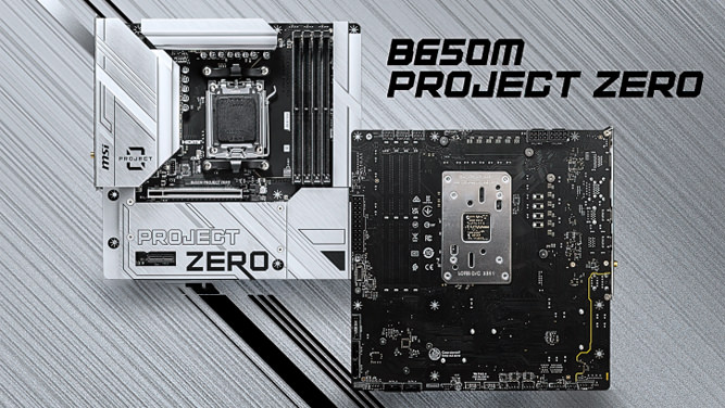 مادربرد بدون کانکتور B650M Project Zero معرفی شد