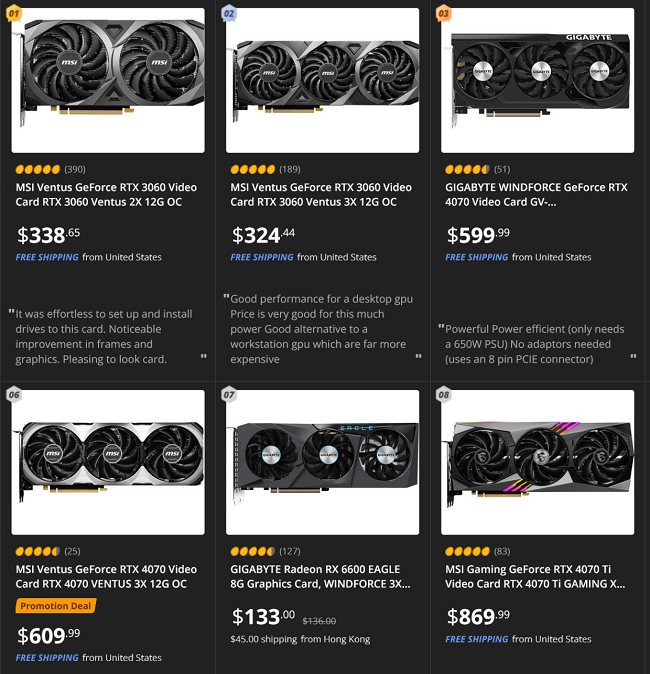 موفقیت RTX 4070 انویدیا در بازار