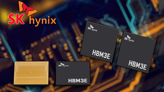 تراشه‌های حافظه HBM3E