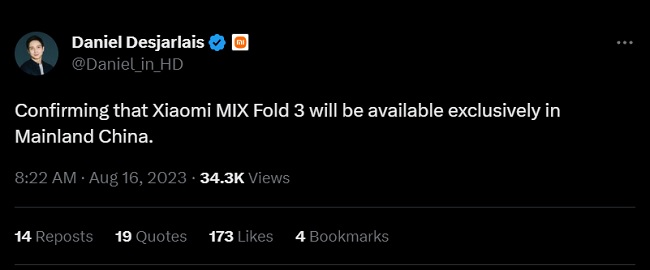 گوشی تاشو MIX Fold 3