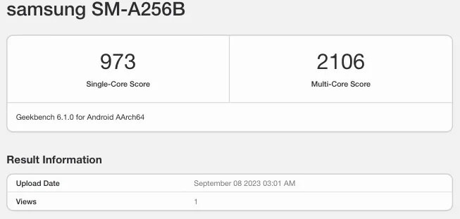 مشخصات فنی گوشی Galaxy A25 سامسونگ