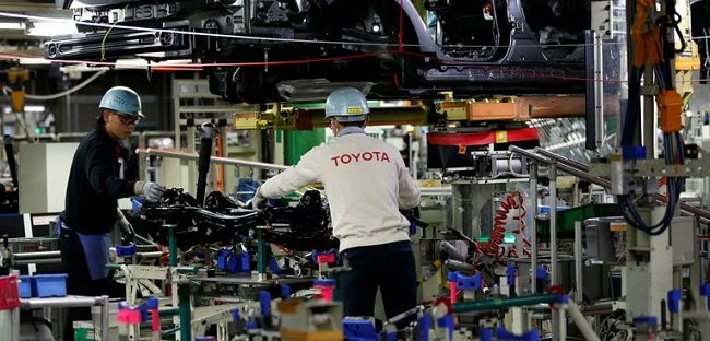 تعطیلی کارخانه‌های تویوتا به دلیل کمبود فضای ذخیره‌سازی اطلاعات