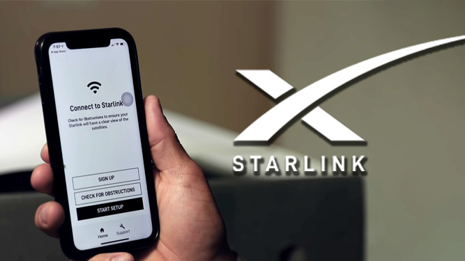 امکان اتصال به اینترنت ماهواره‌ای استارلینک به زودی ممکن می‌شود