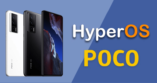 سیستم‌عامل HyperOS شیائومی بر روی گوشی‌های POCO F5 و POCO F5 Pro تست شد