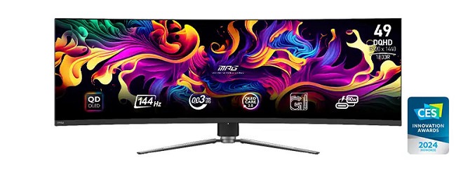 مانیتور MPG 491CQP QD-OLED از برند MSI