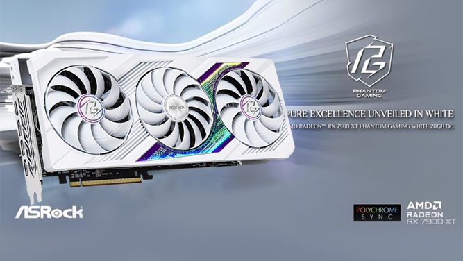 کارت گرافیک ازراک Radeon RX 7900 XT از خانواده Phantom Gaming