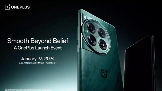 تاریخ عرضه OnePlus 12 مشخص شد