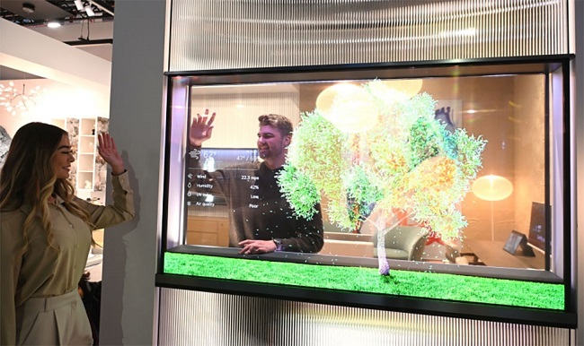 اولین تلویزیون بی‌سیم شفاف جهان به نام LG Signature OLED T