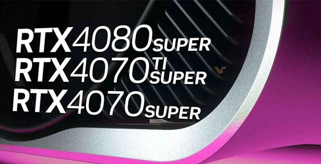 نسخه سفارشی کارت‌های گرافیک RTX 40 Super