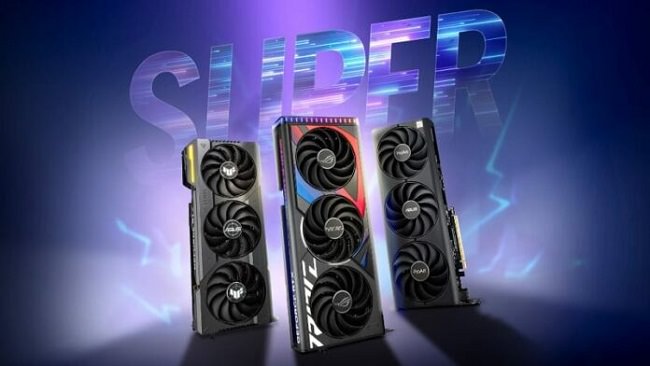 نسخه سفارشی کارت‌های گرافیک RTX 40 Super