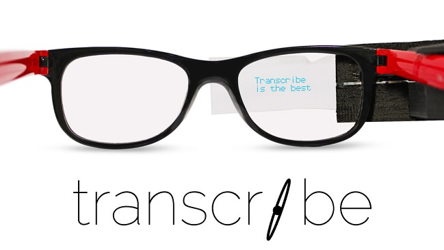 عینک واقعیت افزوده TranscribeGlass 