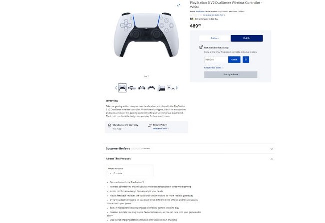 نسخه جدید کنترلر DualSense برای کنسول پلی‌استیشن 5 