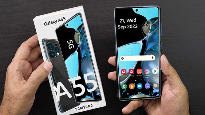 گوشی میان‌رده گلکسی A55