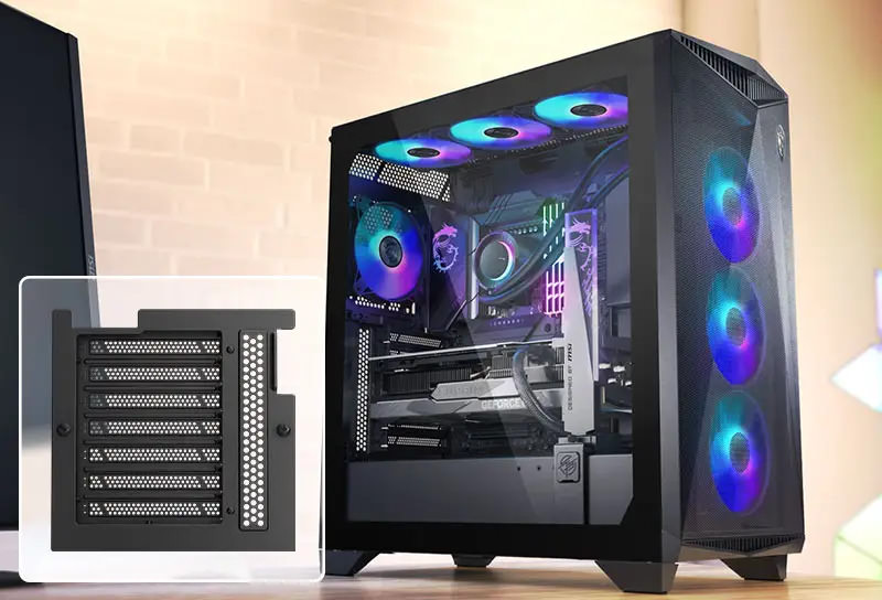 کیسهای گیمینگ سری MPG GUNGNIR 300R AIRFLOW از برند MSI