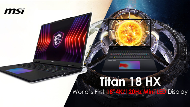 لپ‌تاپ MSI Titan 18 Pro 2024