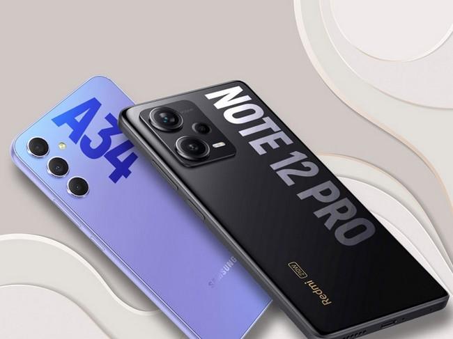 ردمی Note 12 Pro و گلکسی a34