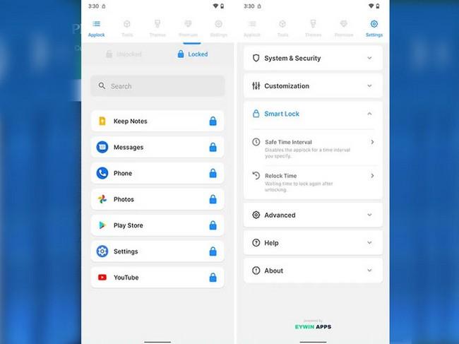 قفل برنامه گوشی سامسونگ
