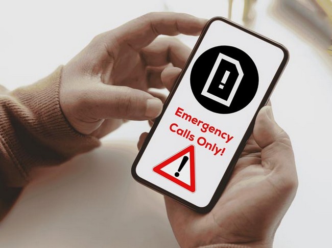 حل خطای emergency calls only اندروید