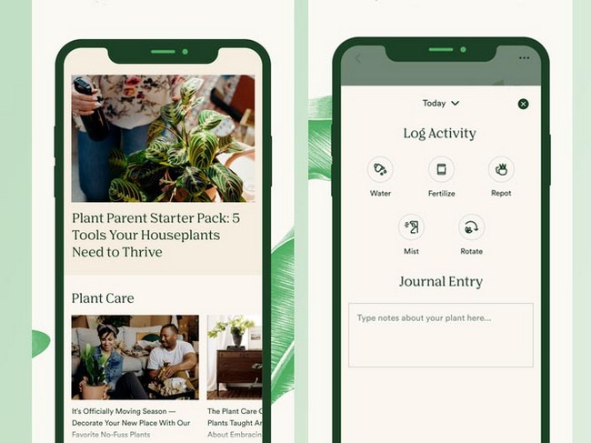 نرم افزار نگهداری گل و گیاه