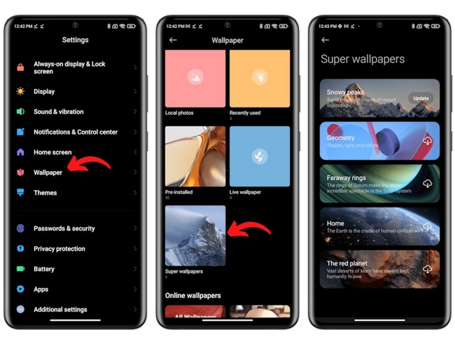 تنظیمات گوشی پوکو F5