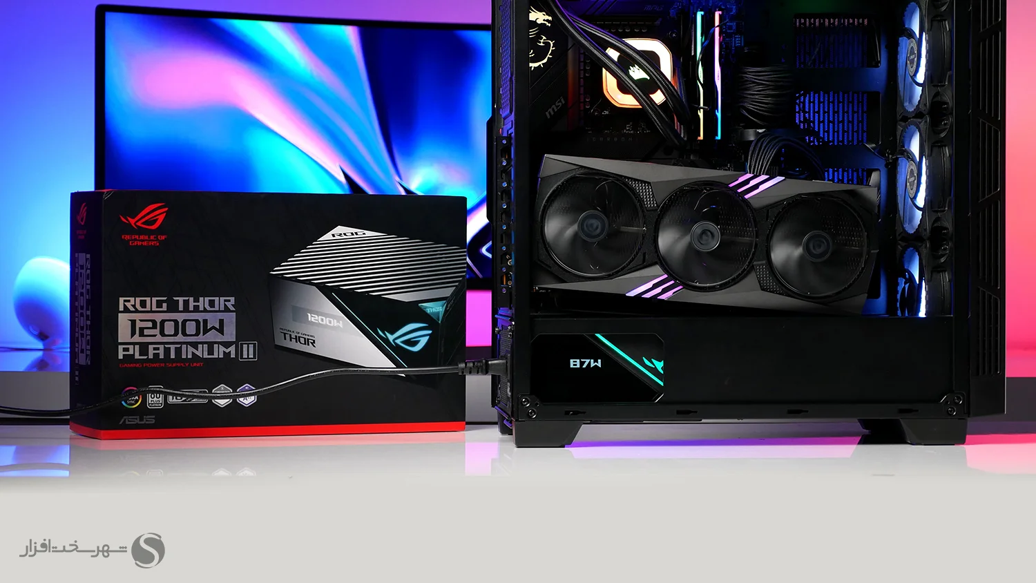 بررسی پاور ASUS ROG Thor 1200w