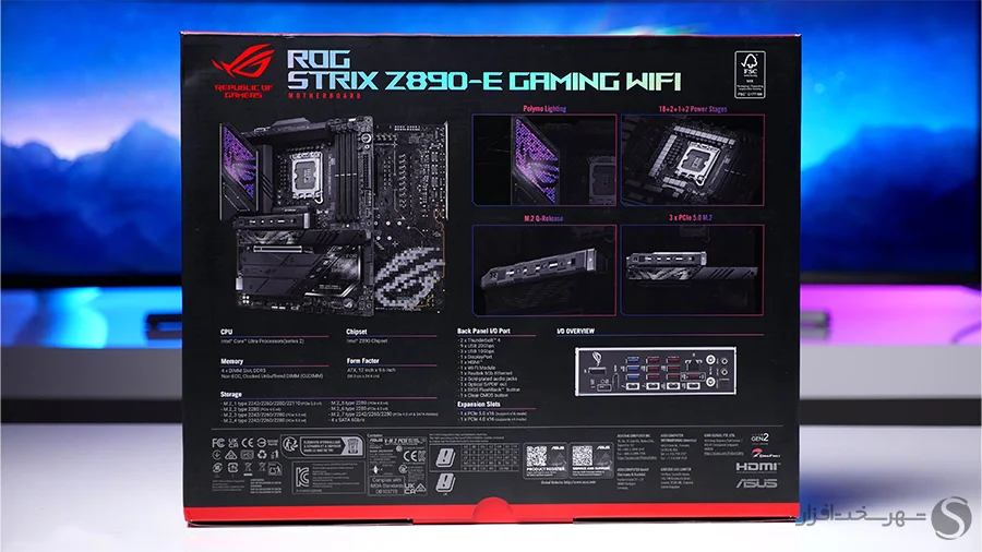 بررسی مادربرد گیمینگ ایسوس ROG Strix Z890-E