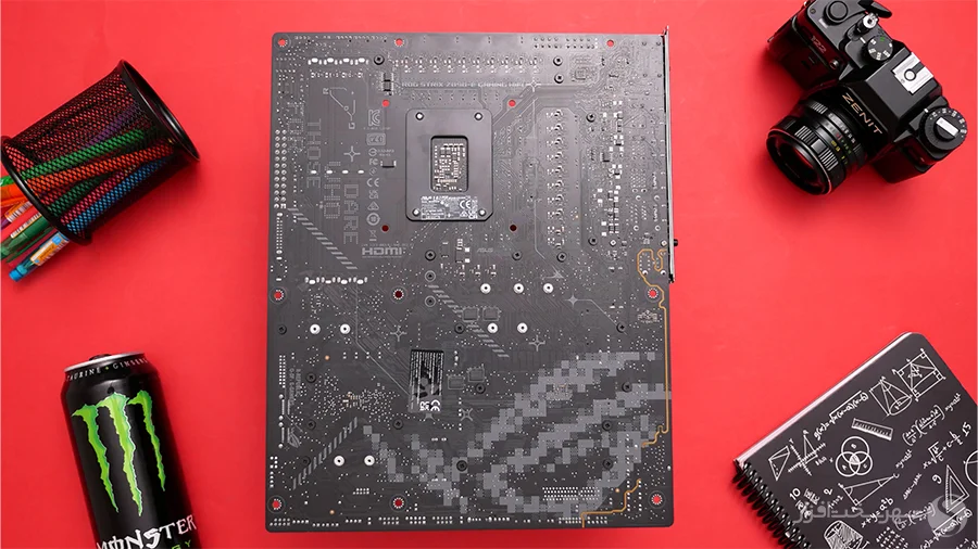 پشت مدار چاپی مادربرد ایسوس Z890